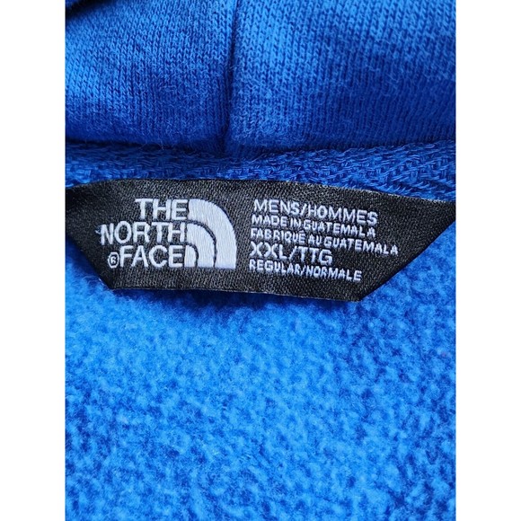 The North Face Blue Hoodie Size 2X Men's Pullover - Picture 7 of 9
